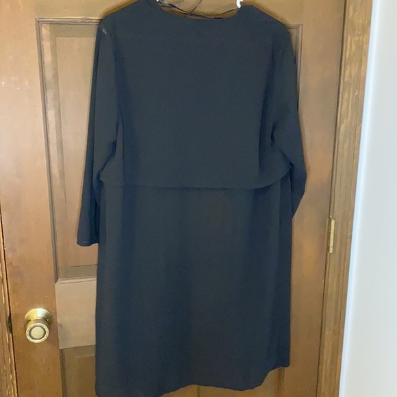 Long Black Sheet Cardigan 3/4 Sleeve - Picture 2 of 2